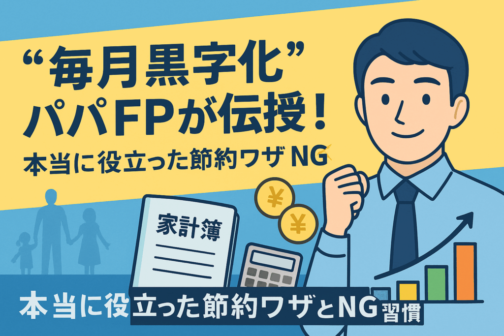 “毎月黒字化”パパFPが伝授！本当に役立った節約ワザとNG習慣